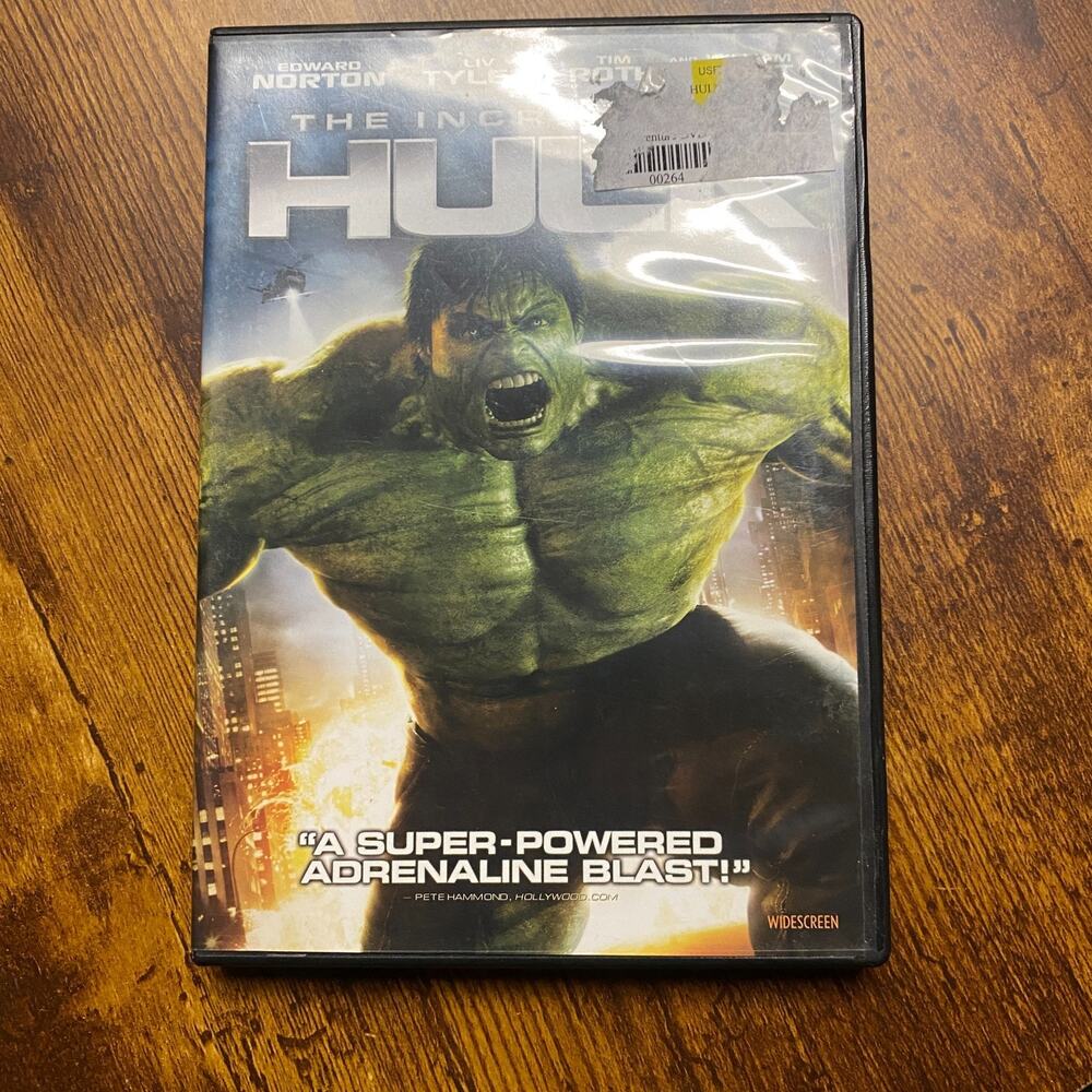 The Incredible Hulk (DVD, 2008)
